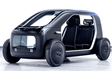 Biomega's new SIN electric car.