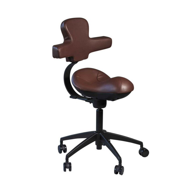 The Workhorse Saddle Chair (With Back Support). 