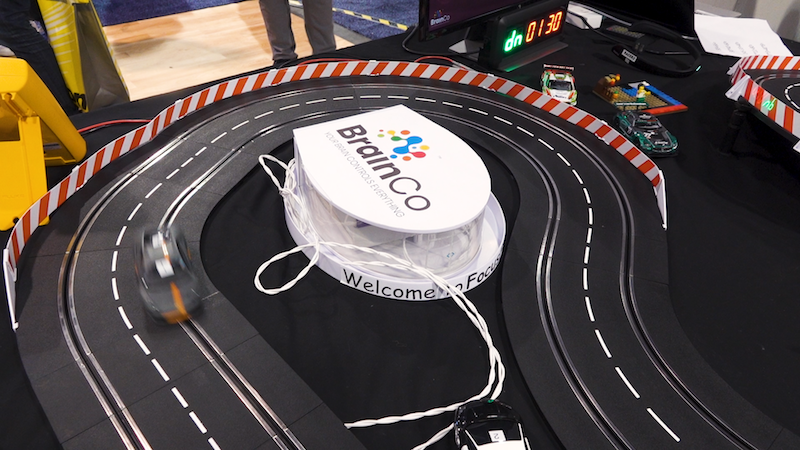 The BrainCo Racetrack featured at CES 2019. 