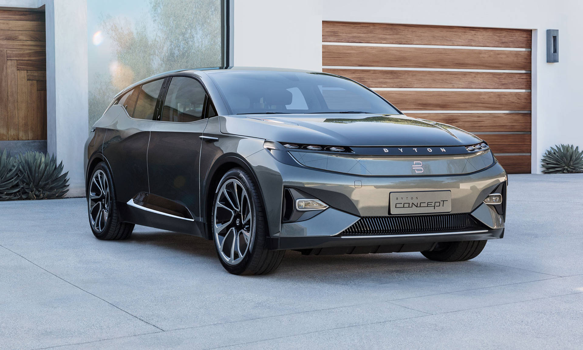 The Byton M-Byte electric SUV. 
