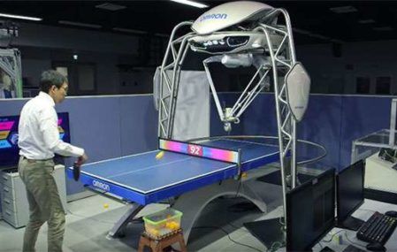 FORPHEUS, the ultra-intelligent ping-pong playing robot from OMRON.