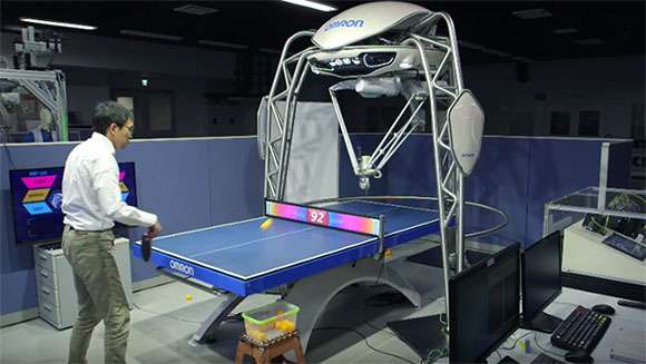 FORPHEUS, the ultra-intelligent ping-pong playing robot from OMRON.