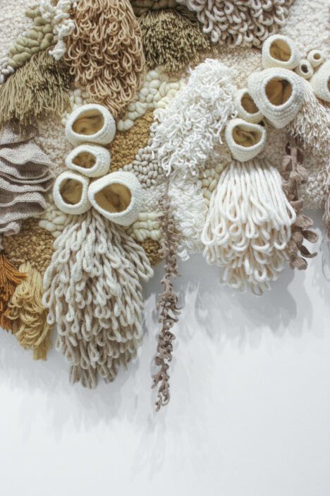 Stills from "Coral Garden," Vanessa Barragão's new art project made entirely from textile waste.