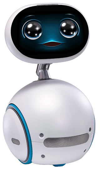Asus' adorable new Zenbo Robot. 