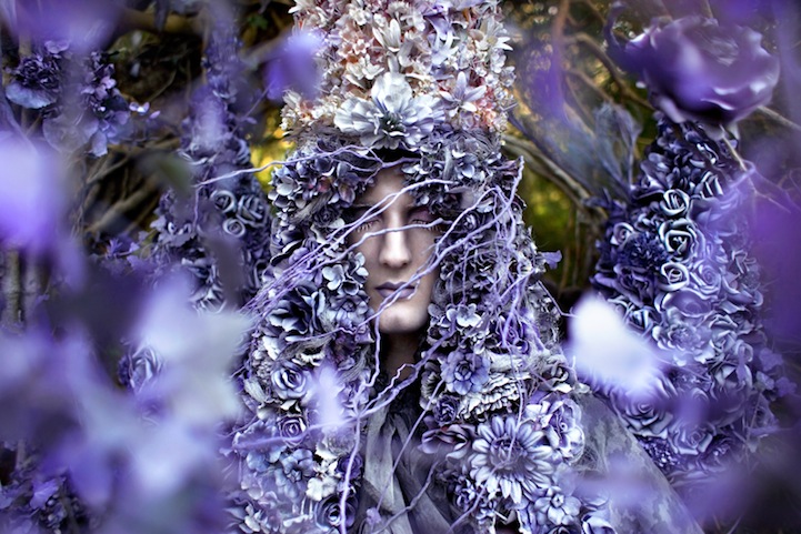 Stills from Kirsty Mitchell's surreal "Wonderland" photography series. 