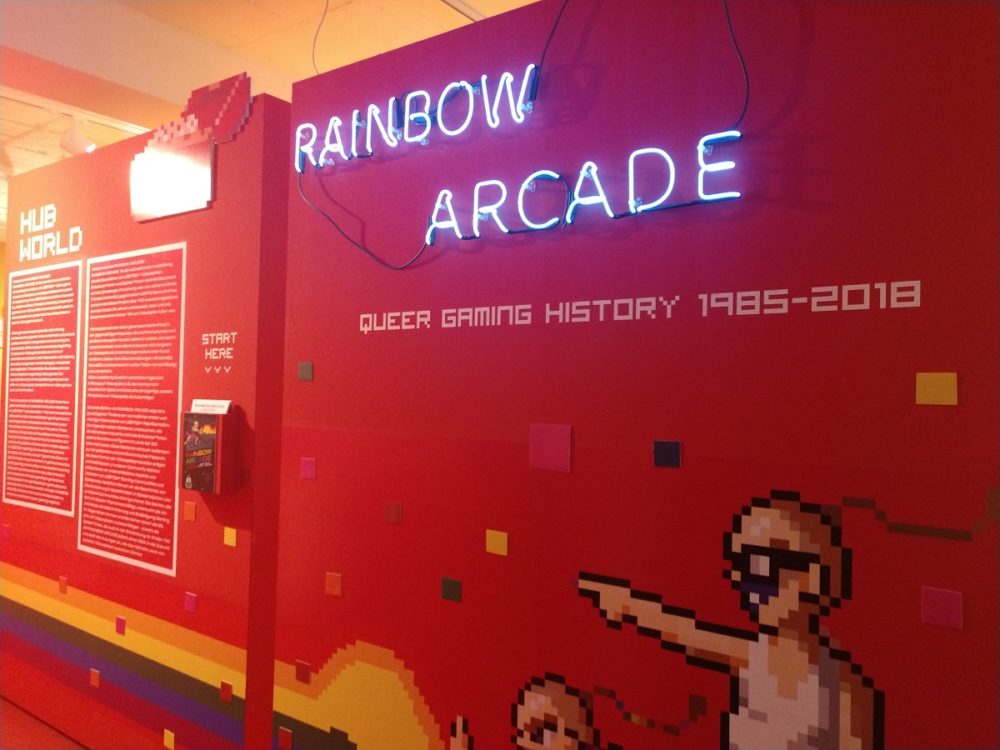 The entrance to the Schwules Museum Berlin's brand new Rainbow Arcade exhibit. 