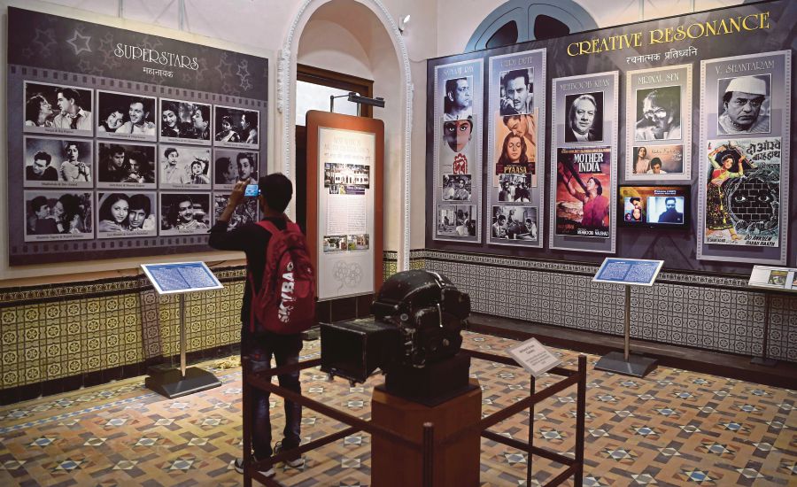 Inside Mumbai's new National Museum of Indian Cinema (NMIC).
