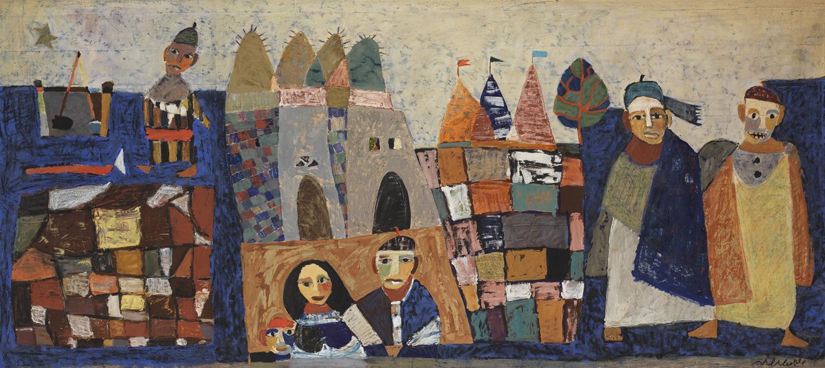 One of Hamed Abdalla's unique "Egyptian modernist" works.