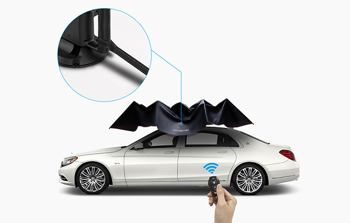 Open and close your Lanmodo Car Tent with the help of a small remote control. 