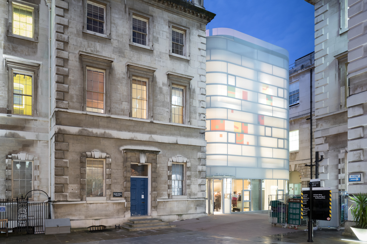 The translucent Maggie Centre Barts in London.