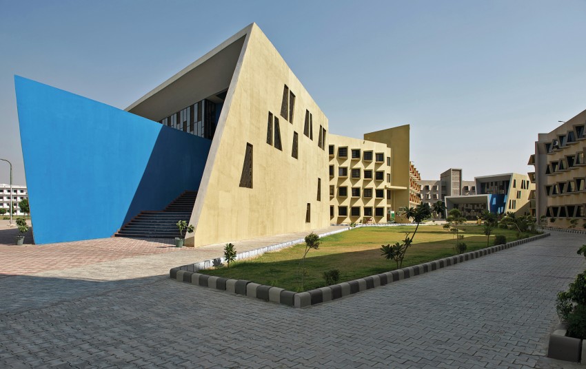"The Street," a new student housing complex in India by Sanjay Puri Architects.