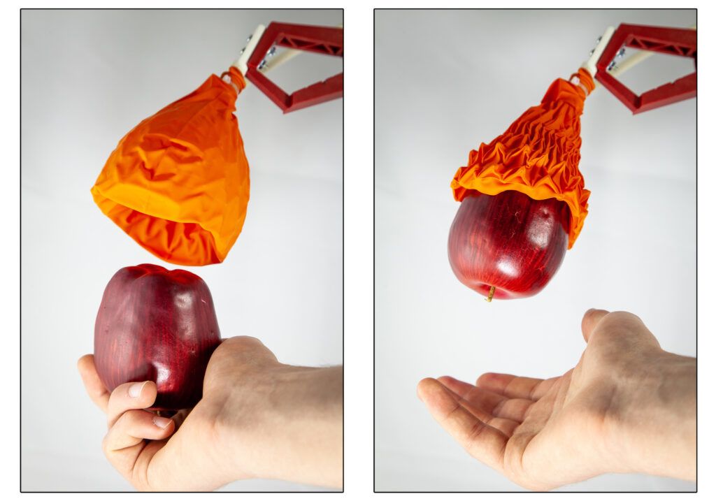 MIT's innovative new origami  robot gripper. 