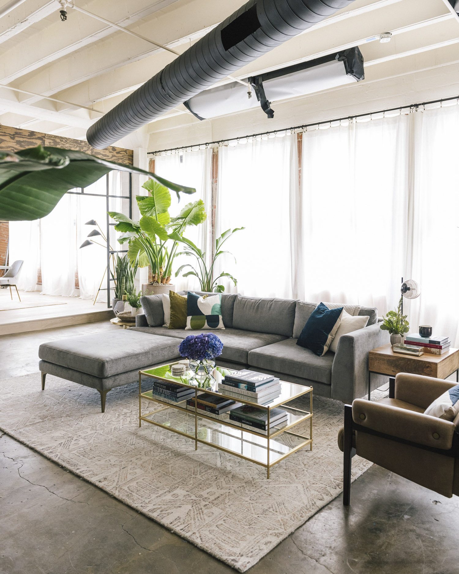 Stills from inside the Season Three "Queer Eye" loft, designed by cast member Bobby Berk in collaboration with West Elm.