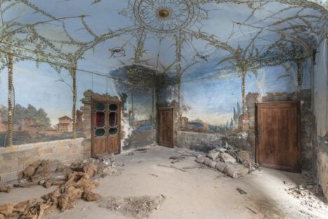 Stills from "The Imaginary Museum," the new photography series from Romain Veillon that shines a light on Europe's abandoned murals.