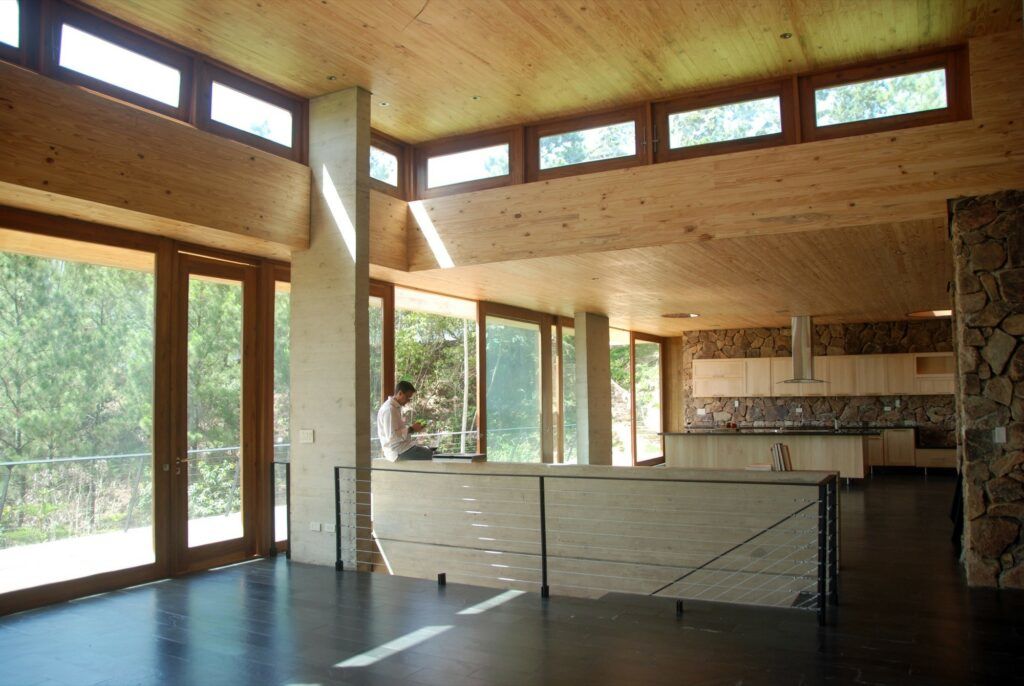 RD House Vasho modern wood interior