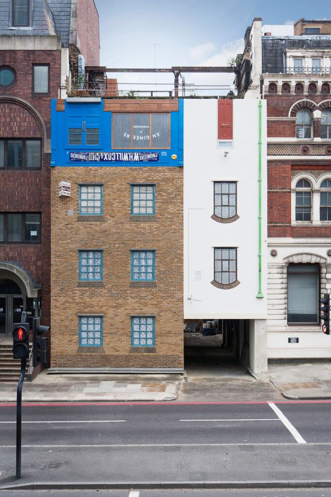 British artist Alex Chinneck's architectural illusions