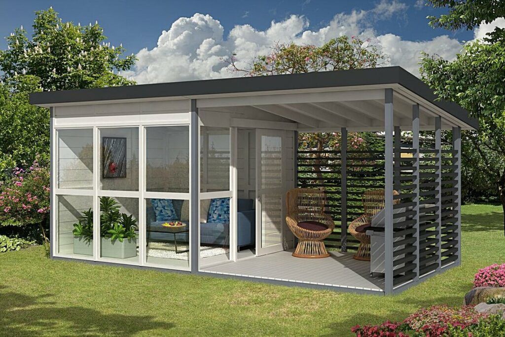 Amazon's new Allwood Solvalla DIY tiny home.