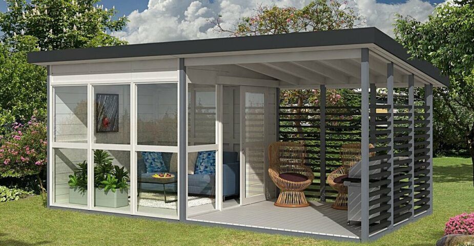 Amazon's new Allwood Solvalla DIY tiny home.