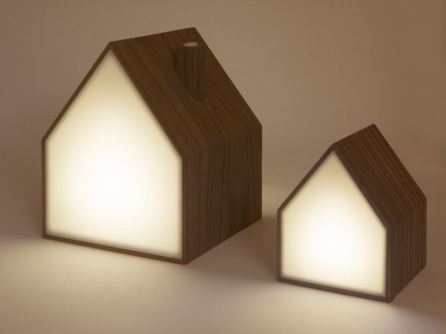 house shaped lamp