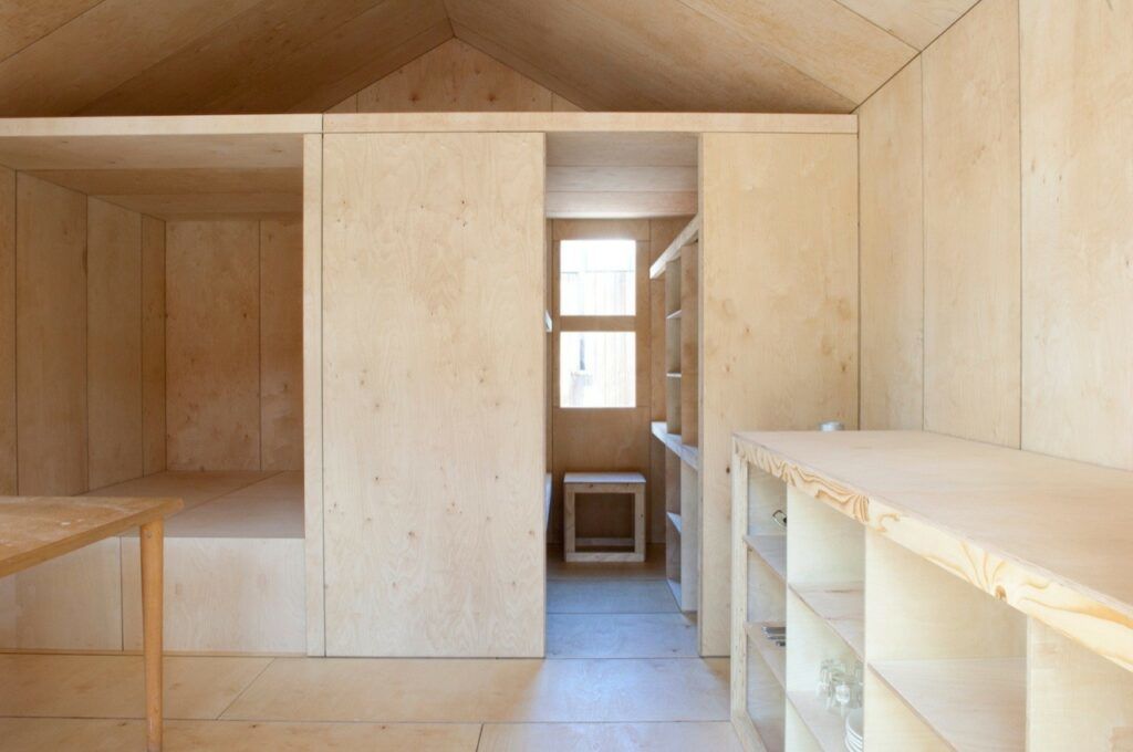 liina transitional shelter plywood