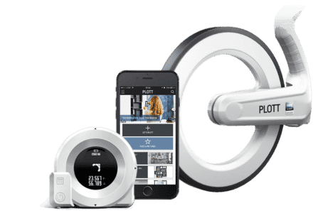 Plott's new augmented reality measuring tools.