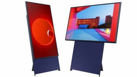 Samsung's New "Sero" Vertical TV.
