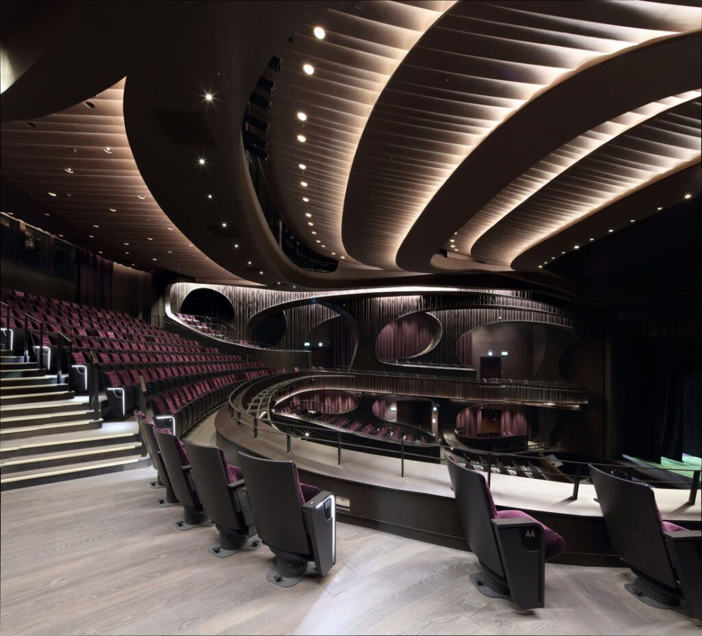 The Grand Theatre inside Hong Kong's new Xiqu Centre.