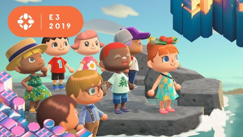 Concept art for "Animal Crossing: New Horizons," unveiled at E3 2019.