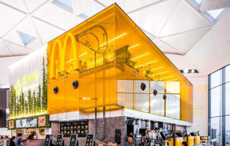 McDonald's in the Sky, McDonald's new location at the Sydney airport.
