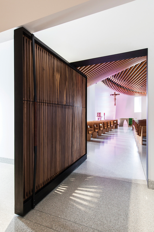The new chapel at the St. Mary Mercy Livonia hospital in Detroit.