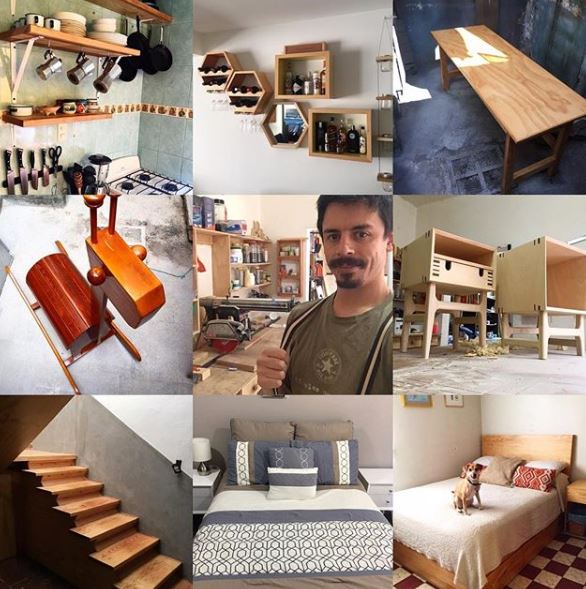 Furniture designs by Alejandro Vidal Ruiz