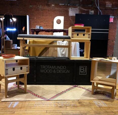 Furniture designer Alejandro Vidal Ruiz's exhibit at this year's WantedDesign event in New York City.
