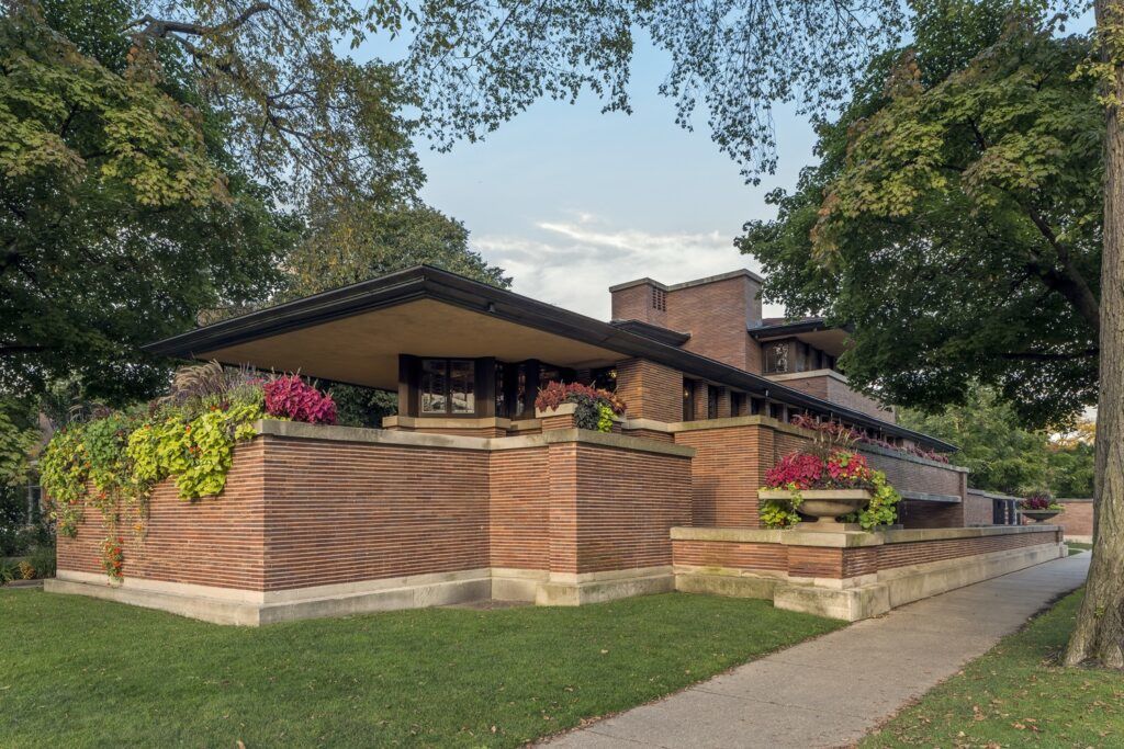 The Robie House, a home in Chicago designed by star architect Frank Lloyd Wright.