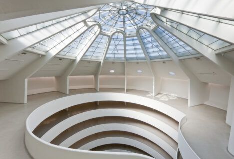 The Guggenheim Museum, designed by star architect Frank Lloyd Wright.