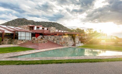 Taliesin West, star architect Frank Lloyd Wright's personal studio in Scottsdale, Arizona.