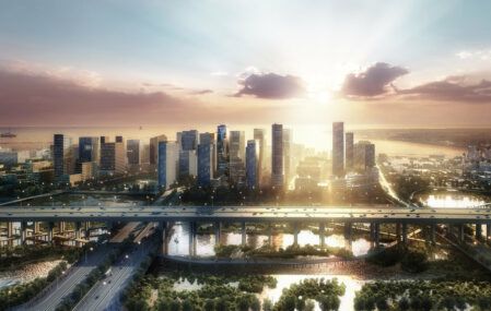Renderings for "Ocean's Edge," a new marine city in Shenzhen, China by Tekuma Frenchman﻿