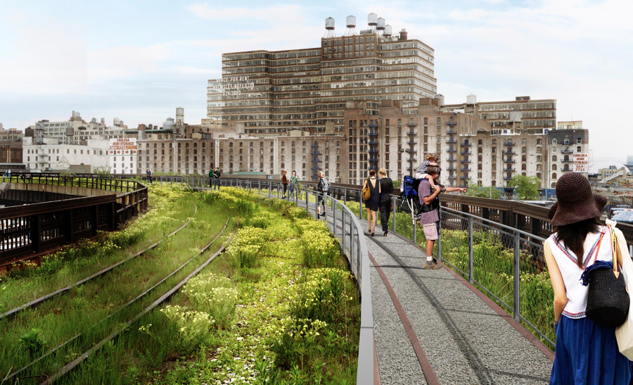 Renderings for the High Line in New York City 