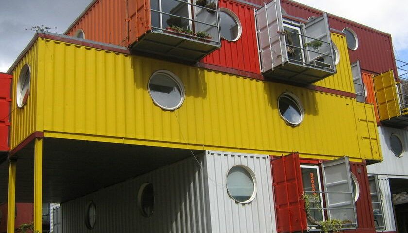London's Container City, which makes ample use of shipping container housing.