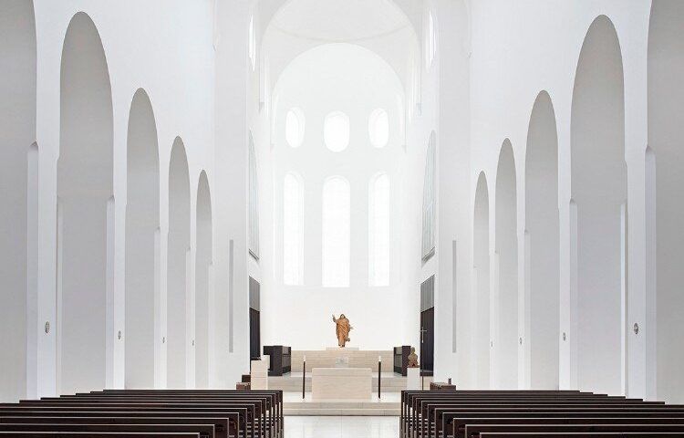 modern church interior