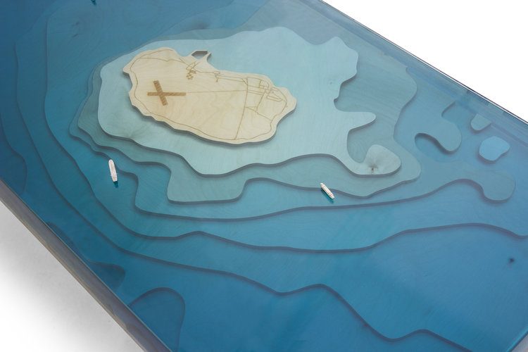 The limited-edition Robben Island Coffee Table, designed by Shift Perspective