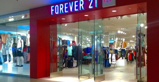 One of Forever 21's many brick-and-mortar locations