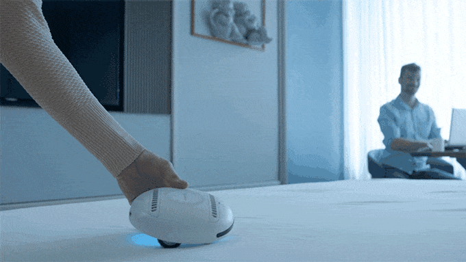 The ROCKUBOT bed-cleaning robot