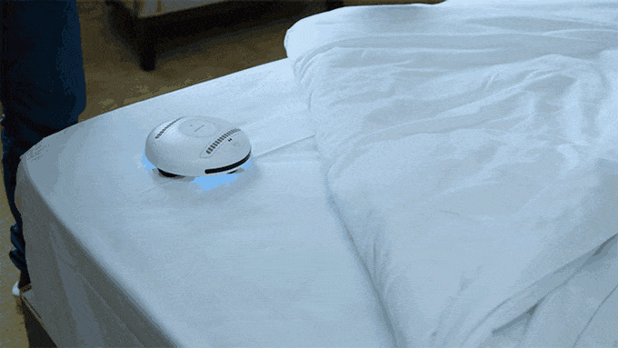 The ROCKUBOT bed-cleaning robot
