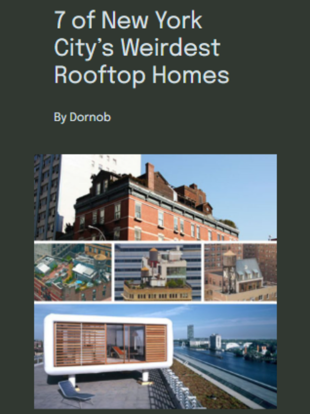 Weirdest Rooftop Homes
